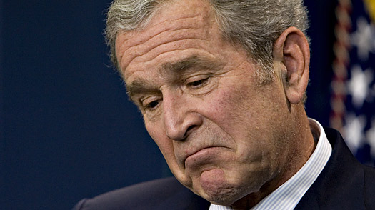 sad george w