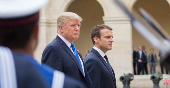 Trump Macron